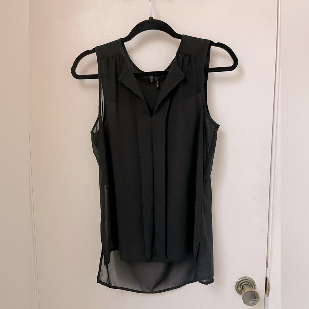 Black sheer top